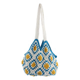 Boho Bloom Crochet Tote Bag