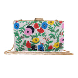 Bloom Radiance Beaded Clutch Bag