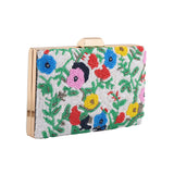 Bloom Radiance Beaded Clutch Bag