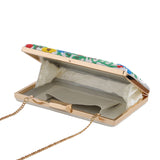 Bloom Radiance Beaded Clutch Bag