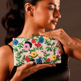 Bloom Radiance Beaded Clutch Bag