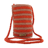 Rustic Charm Crochet Pouch Bag