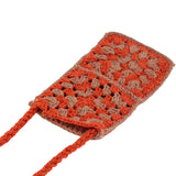 Rustic Charm Crochet Pouch Bag