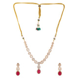 Kundan Opulence Royal Ruby Necklace Set