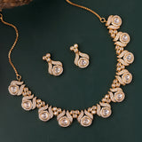 Kundan Opulence Amber Royale Necklace Set