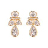 Kundan Opulence Crystal Dewdrop Necklace Set