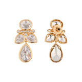 Kundan Opulence Crystal Dewdrop Necklace Set