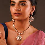 Kundan Opulence Royal Bloom Necklace Set