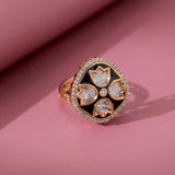 Kundan Elegance Noor Adjustable Ring