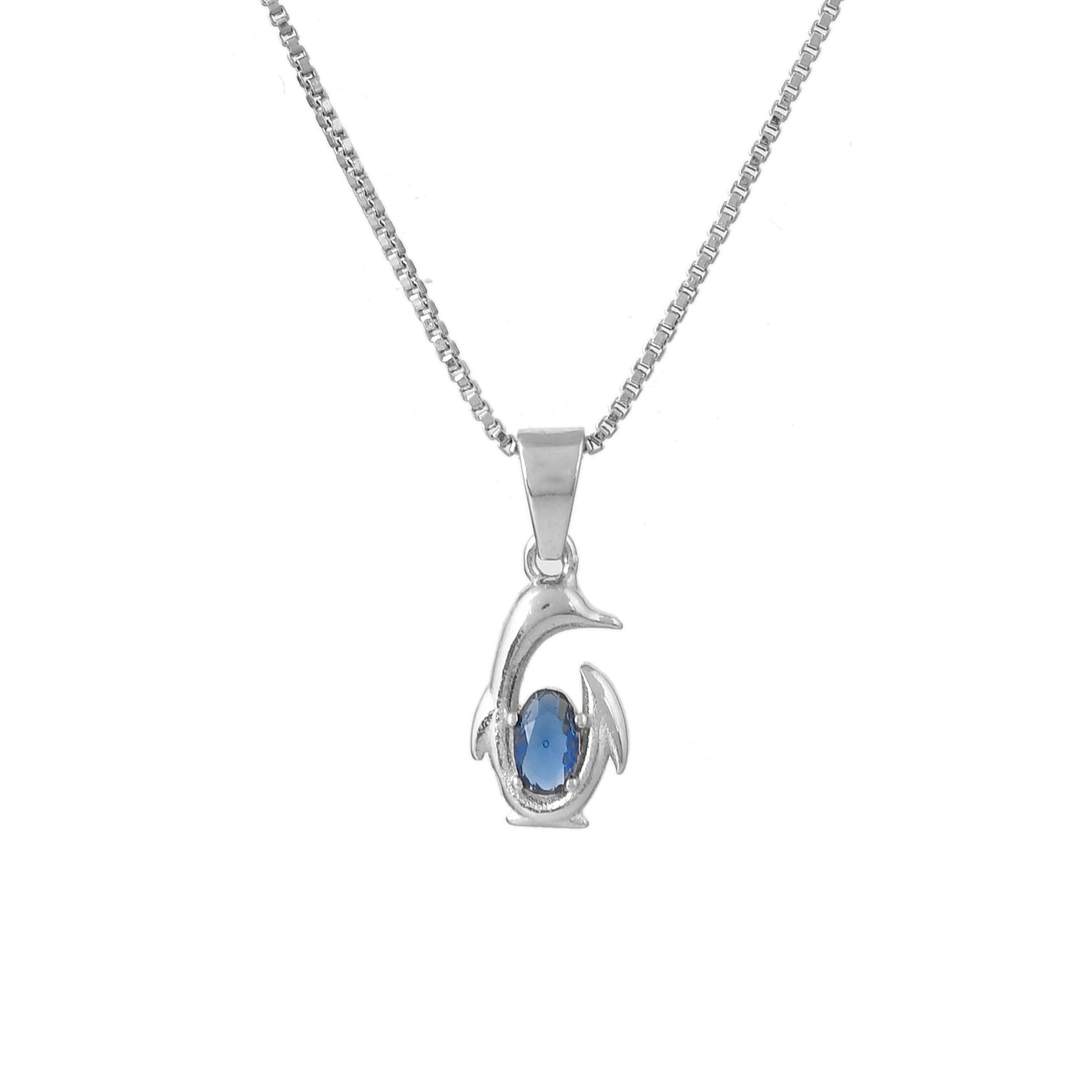 Yazilind Collana In Argento S925 Con Ciondolo Pinguino E Opale - Gioiello Clavicola