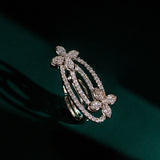 Halo Essence Luster Floral Statement Ring