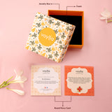 Halo Essence Brilliance Interchangeable Floral Ear Cuff Earrings