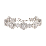 Halo Essence Studded Floral Bracelet
