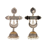 Antique Elegance Crescent Jhumki