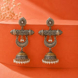 Antique Elegance Crescent Jhumki
