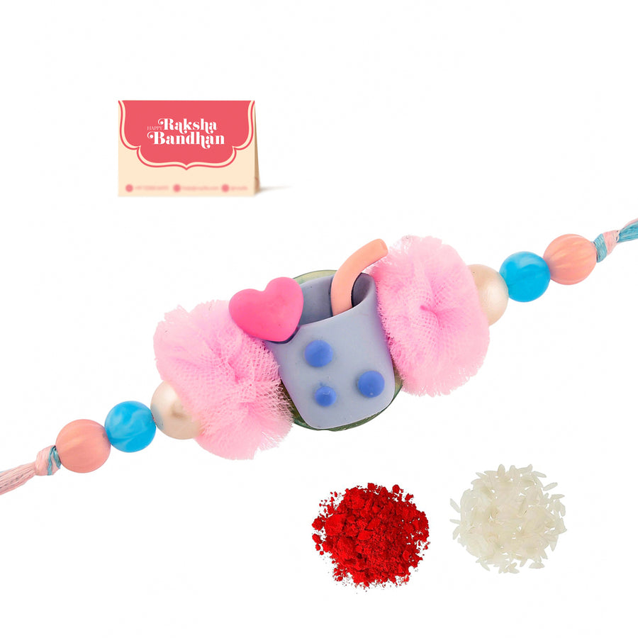 Colourful Monkey Face Beaded Kids Rakhi For Kids | Voylla Rakhi