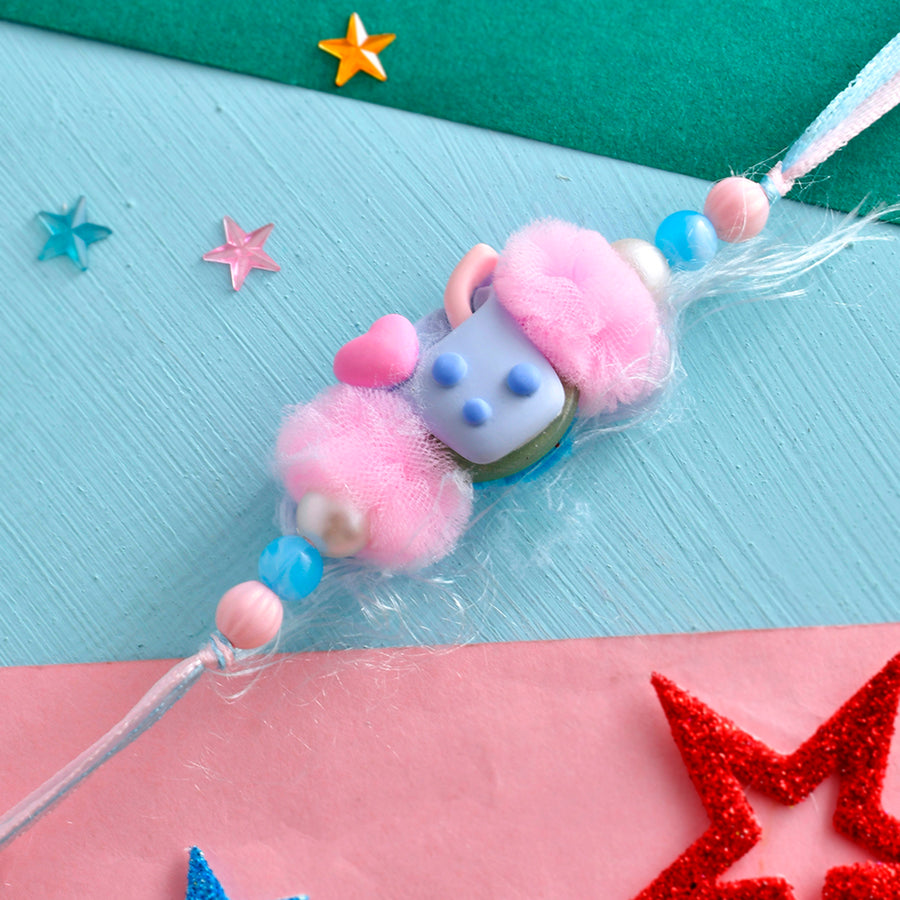 Colourful Monkey Face Beaded Kids Rakhi For Kids | Voylla Rakhi