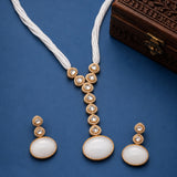 Sparkling Elegance Moonlit Pearl Cascade Necklace Set