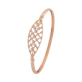 Sparkling Elegance Lattice American Diamond Glow Cz Bracelet