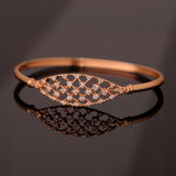 Sparkling Elegance Lattice American Diamond Glow Cz Bracelet