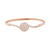 Sparkling Elegance Radiant Bloom American Diamond Cz Bracelet