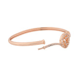 Sparkling Elegance Radiant Bloom American Diamond Cz Bracelet