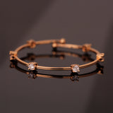 Sparkling Elegance Pure Glow American Diamond Cz Bracelet