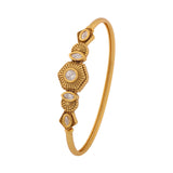 Gold Elegance Surya Kundan Bracelet