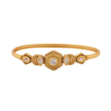Gold Elegance Surya Kundan Bracelet