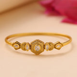 Gold Elegance Surya Kundan Bracelet