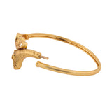 Gold Elegance Peacock Grace Kundan Bracelet