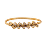 Gold Elegance Royal Dewdrop Kundan Bracelet