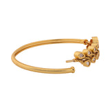 Gold Elegance Royal Dewdrop Kundan Bracelet