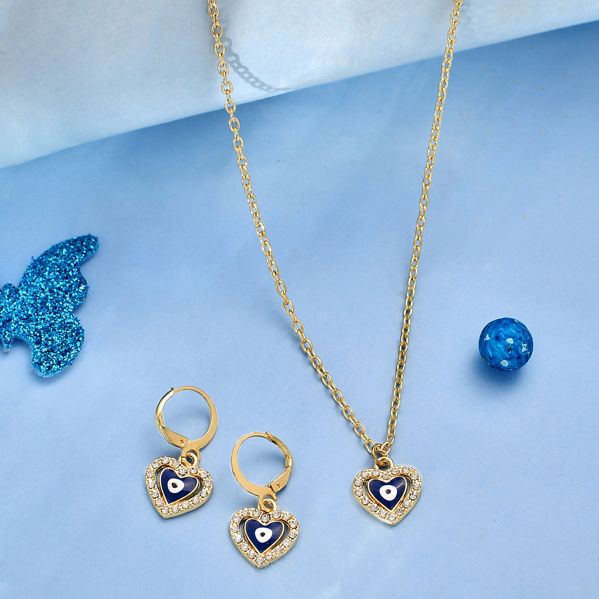 Heart Shaped Eye Shaped Pendant Guardians Of Love Evil Eye Heart
