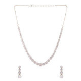 Sparkling Elegance CZ Necklace Set