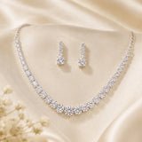 Sparkling Elegance CZ Necklace Set