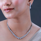 Sparkling Elegance CZ Necklace Set