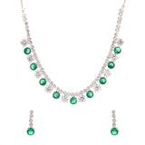 Sparkling Elegance Green CZ Set