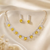Sparkling Elegance Yellow CZ Set