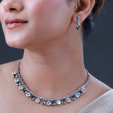 Sparkling Elegance Grey CZ Set
