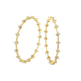 Gold Elegance Regal Mirage CZ Gold Bangles