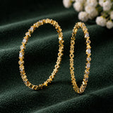 Gold Elegance Aarzoo Gold Crystal Bangles