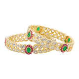 Gold Elegance Zareen Kundan Bangles