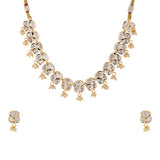 Kundan Elegance Aaradhya Gold Necklace Set