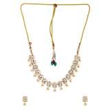 Kundan Elegance Aaradhya Gold Necklace Set