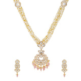 Kundan Elegance Royal Rose Meherbaan Necklace Set