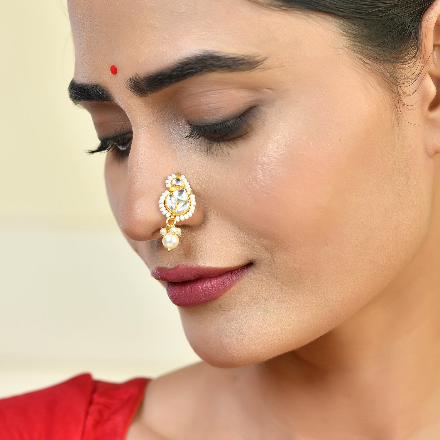 Sone Ki Latest Design Of Nose Pin 22 K Gold Nose Pin, Gender