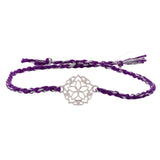 Lotus Floral 925 Sterling Silver Rakhi For Brother