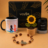 Warm Wishes Rudraksha Rakhi Hamper