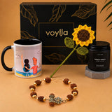 Warm Wishes Rudraksha Rakhi Hamper